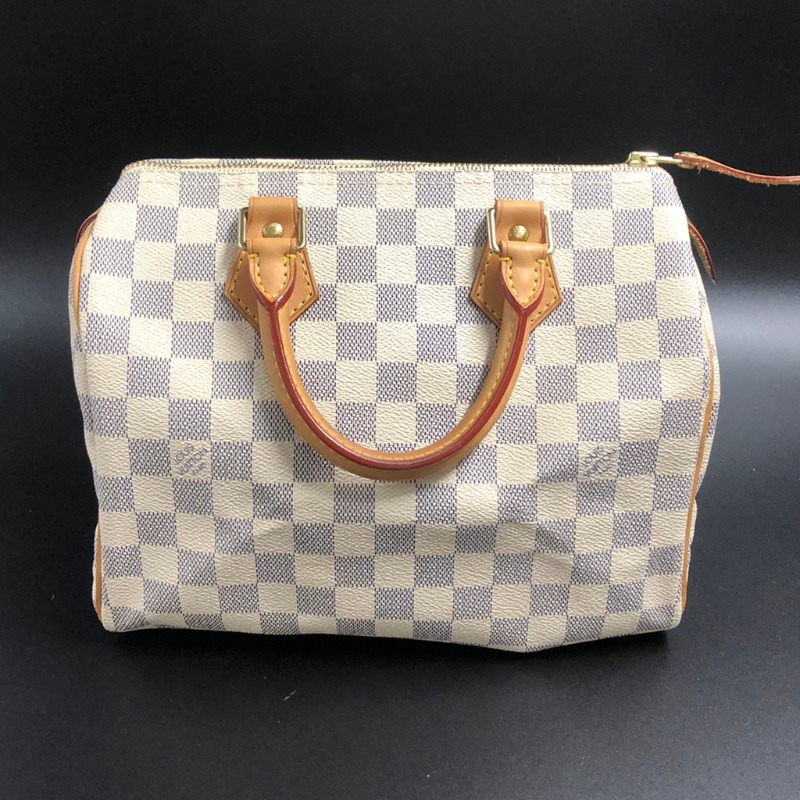 ルイヴィトン LOUIS VUITTON ハンドバッグ
 ダミエ スピーディ25 N41534 アズール約25cm高さ