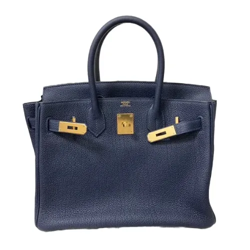 未使用】エルメスブルーボックス空箱保存袋付きネイビーボックス