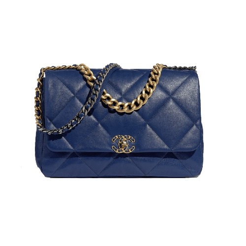 シャネル シャネル19 マキシ フラップ マトラッセ ｜ブランド買取なら