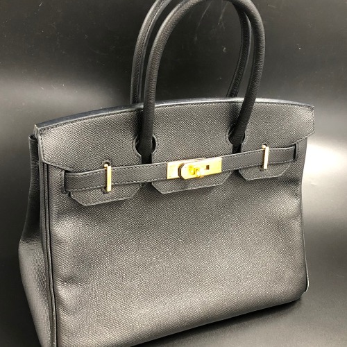 エルメス バーキン30 エプソン ブラック G金具 T刻印