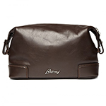 Brioni レザーバッグ ブラウン