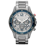 マークバイマークジェイコブス MBM5028 Men's Rock Chrono Stainless Steel Silver Dial Watch