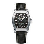 Bucherer Patravi T24 Stainless Steel Black Dial Automatic Watch