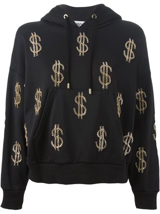 モスキーノ レディース ドル柄パーカー