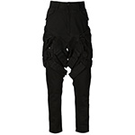 ユリウス drop crotch cargo trouse