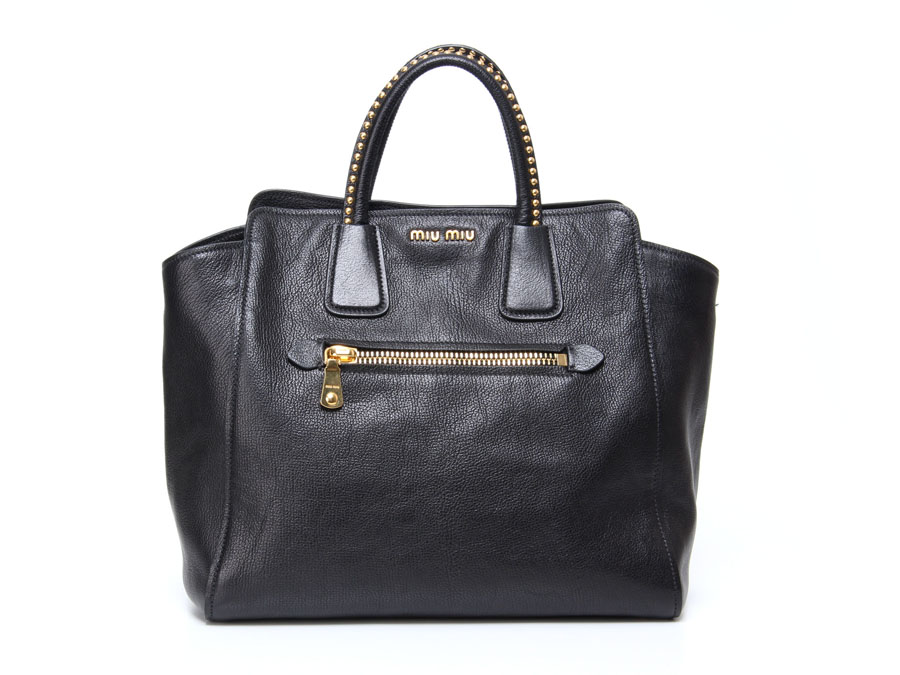 miu miu マドラス スタッズ 2way ハンドバッグ