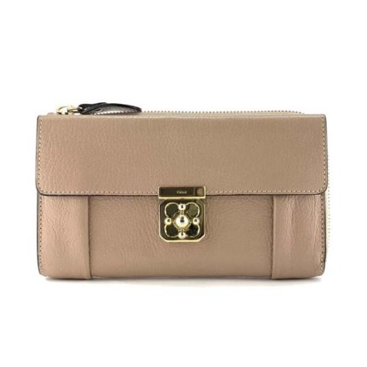 クロエ エルシー 長財布 ベージュ