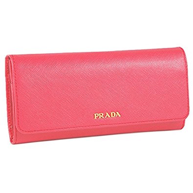 【プラダ 長財布 サフィアーノ FRAGOLA】