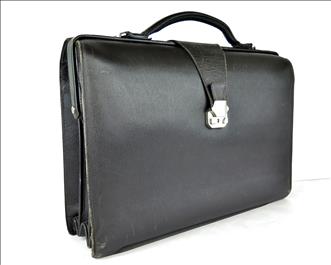 ダンヒル DUNHILL ビジネスバッグ ブリーフケース ブラック レザー