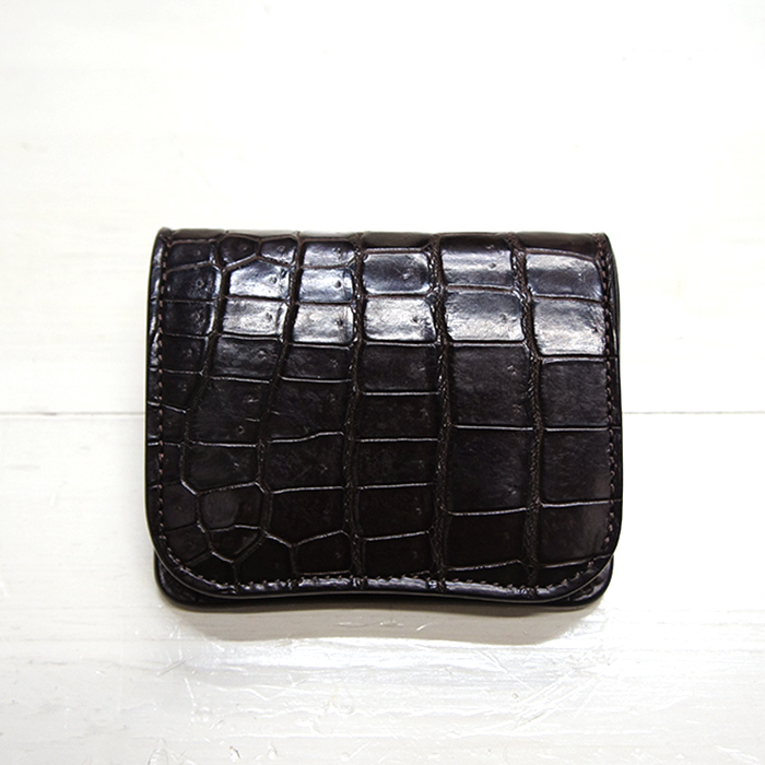 ワイルドスワンズ クロコ PALM コンパクト財布